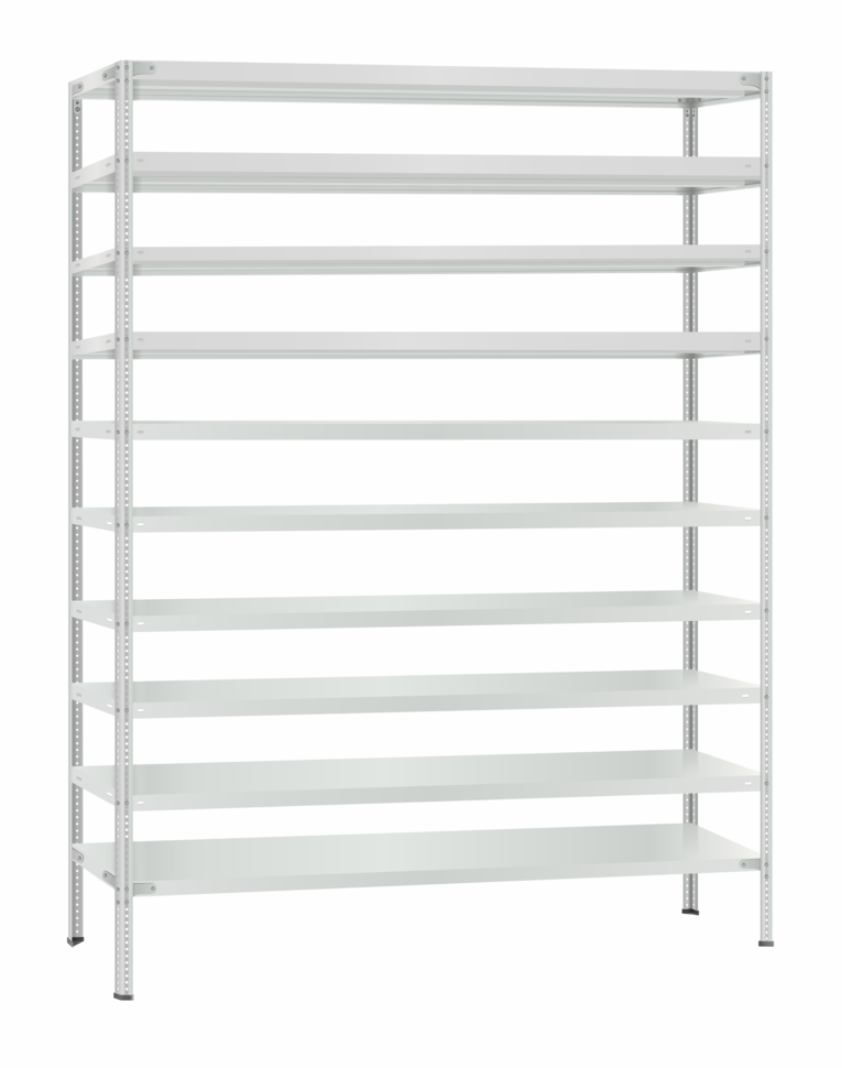 Стеллаж металлический Титан МС-500 2400х1500х400 10 полок купить в Сургуте