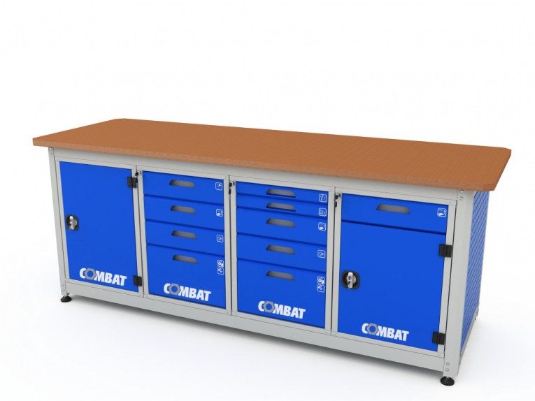 Верстак четырехтумбовый COMBAT 41452.2340 купить в Сургуте Верстак четырехтумбовый COMBAT 41452.2340 купить в Сургуте