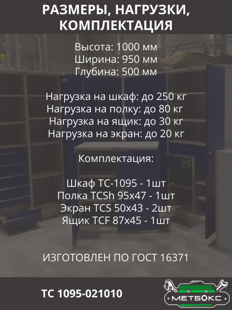 Шкаф инструментальный ТС 1095-021010 купить в Сургуте Шкаф инструментальный ТС 1095-021010 купить в Сургуте