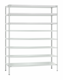 Стеллаж металлический Титан МС-500 2400х1500х500 8 полок Стеллаж металлический Титан МС-500 2400х1500х500 8 полок