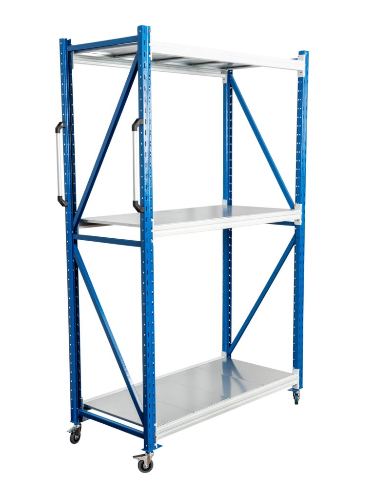 Стеллаж мобильный БиКом СТ-4 300x90x100 3 полки купить в Сургуте