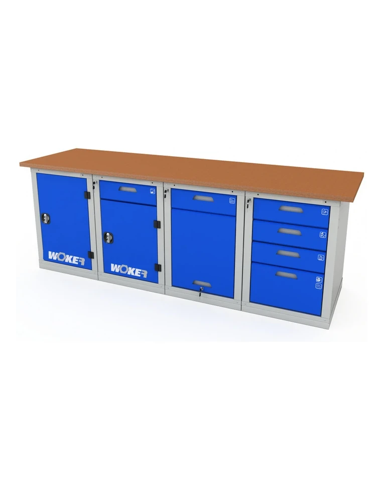 Верстак четырехтумбовый WOKER PRO 41224.2400 купить в Сургуте