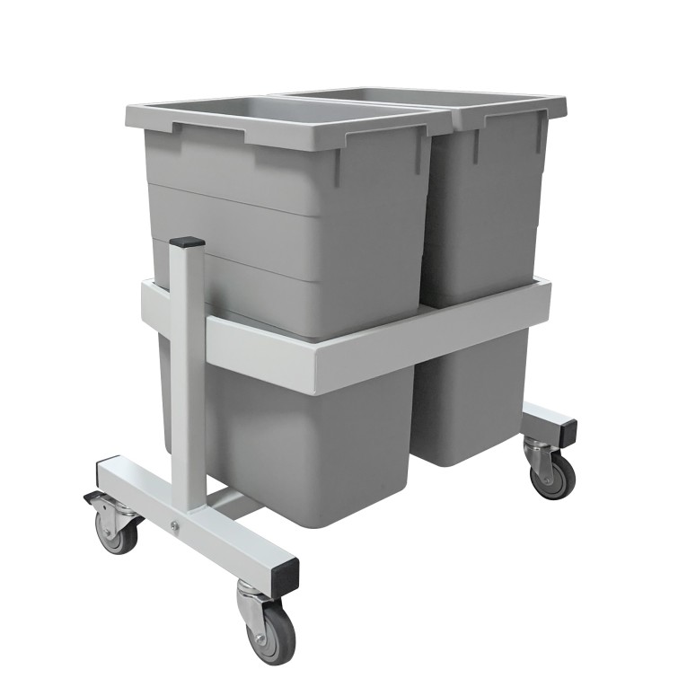 Подкатная подставка держатель для 2-х контейнеров Gresson ПДК-2 купить в Сургуте