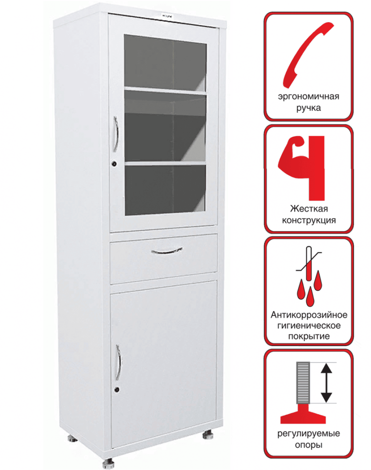 Медицинский шкаф HILFE МД 1 1760 R-1 купить в Сургуте Медицинский шкаф HILFE МД 1 1760 R-1 купить в Сургуте