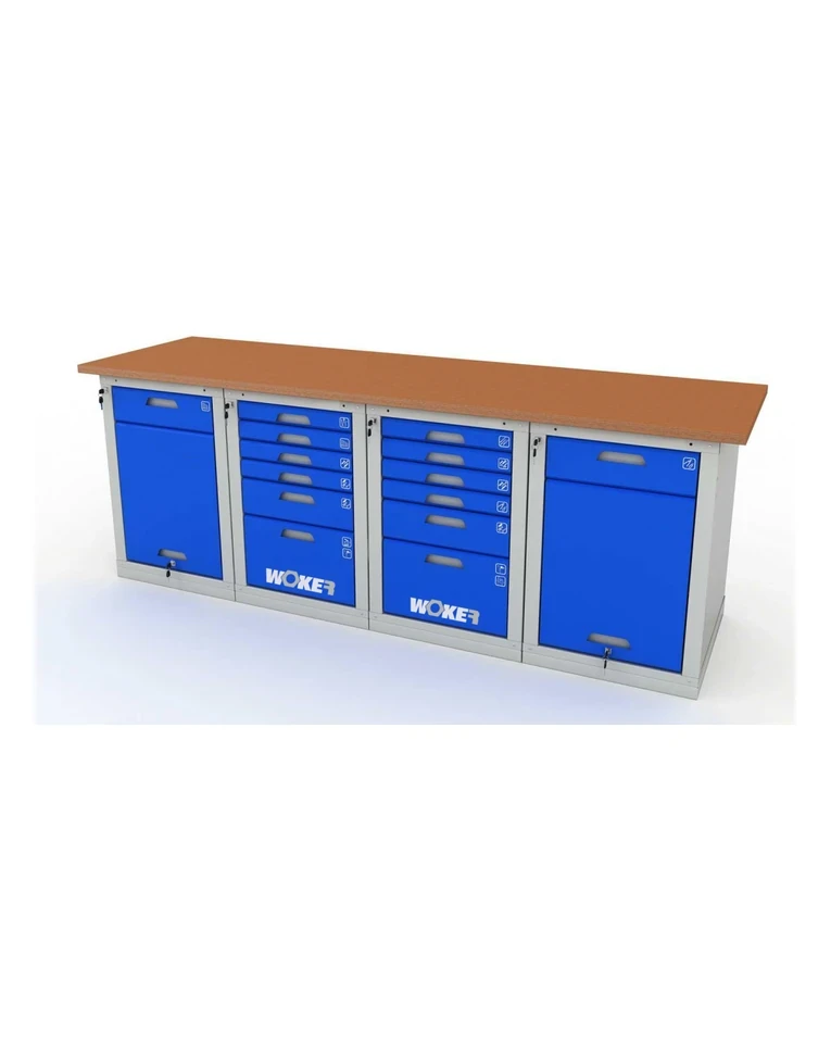 Верстак четырехтумбовый WOKER PRO 42662.2400 купить в Сургуте