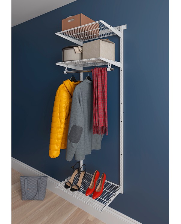 Гардеробная система Практик Home Basic G60 белая купить в Сургуте