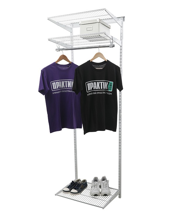 Гардеробная система Практик Home Basic G60 белая купить в Сургуте