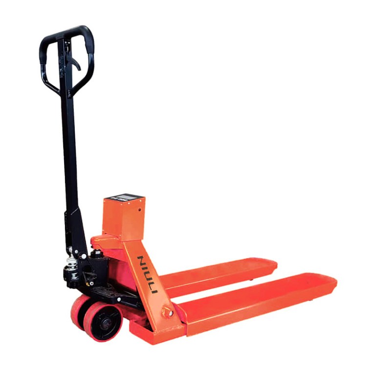 Гидравлическая рохля с весами CBY-I 2500 PDP (г/п 2500 кг, вилы 1150x550 мм) NIULI купить в Сургуте