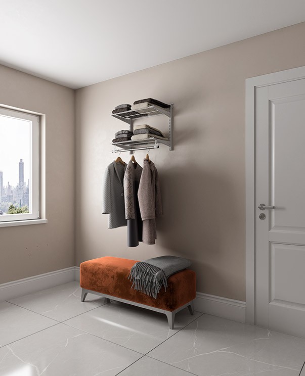 Гардеробная система Практик Home Basic G60S графит купить в Сургуте