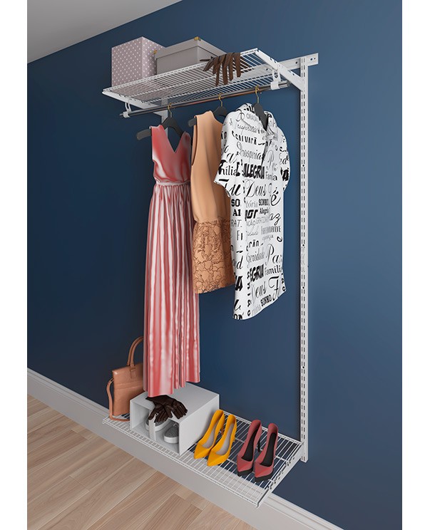 Гардеробная система Практик Home Basic G90 белая купить в Сургуте