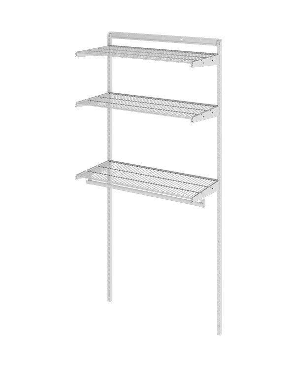 Гардеробная система Практик Home Basic G90 белая купить в Сургуте