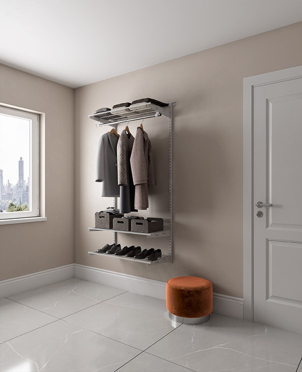 Гардеробная система Практик Home Basic G90 графит купить в Сургуте