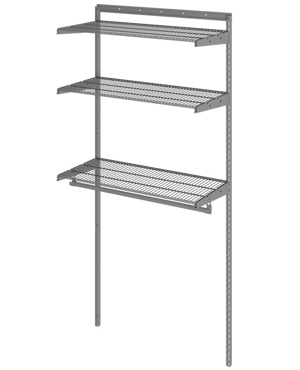 Гардеробная система Практик Home Basic G90 графит купить в Сургуте