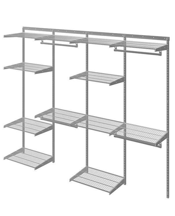 Гардеробная система Практик Home Max G240 графит купить в Сургуте Гардеробная система Практик Home Max G240 графит купить в Сургуте