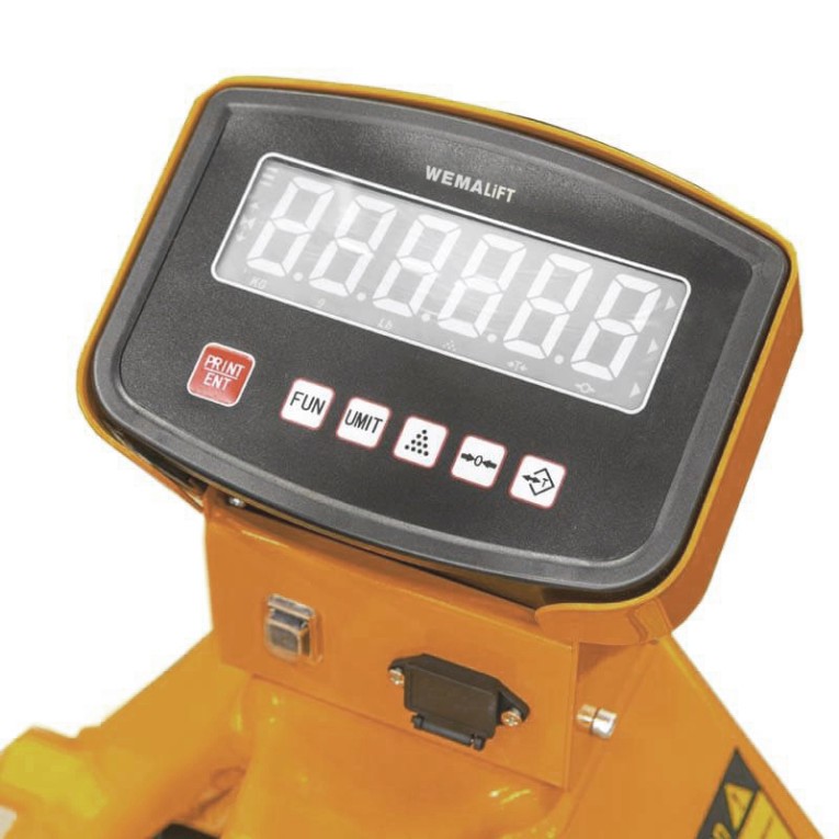 Гидравлическая рохля с весами BFC (2000 кг; 1150х570 мм; RDP) WEMALIFT купить в Сургуте