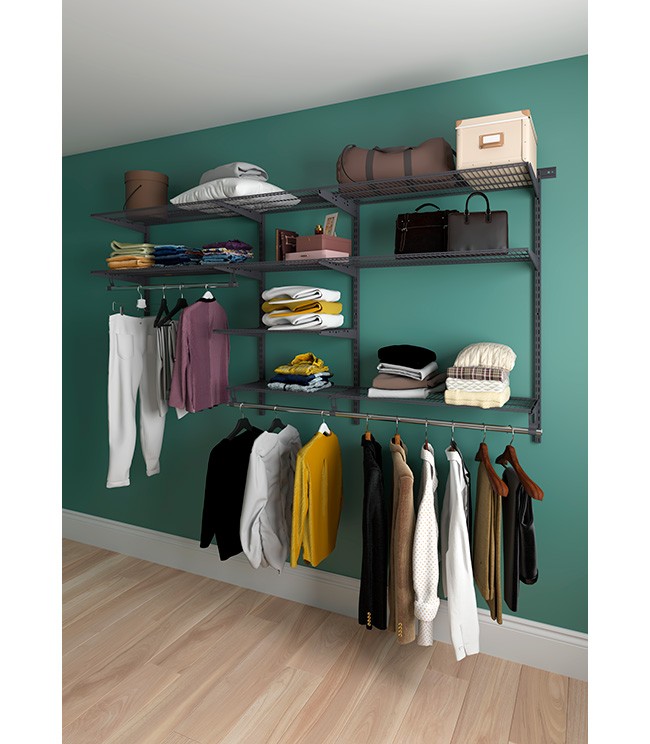 Гардеробная система Практик Home Optima G240 графит купить в Сургуте