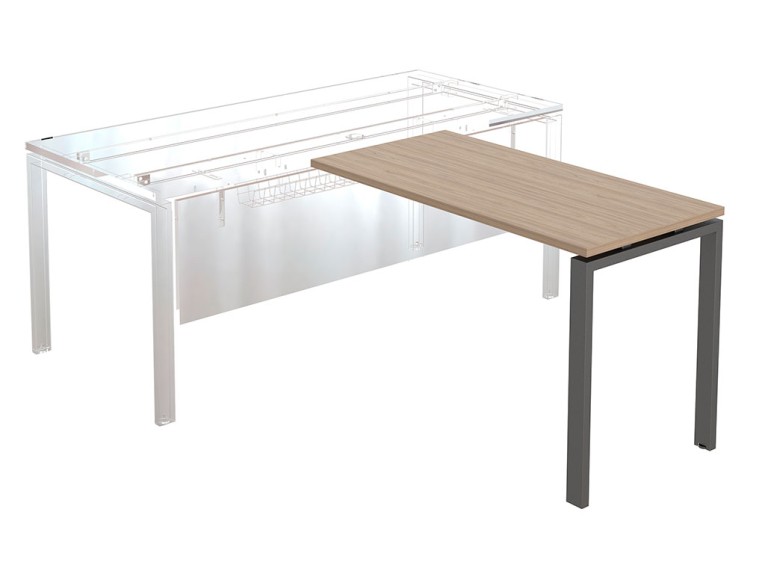 Брифинг-приставка NT 120 вяз натуральный/антрацит купить в Сургуте