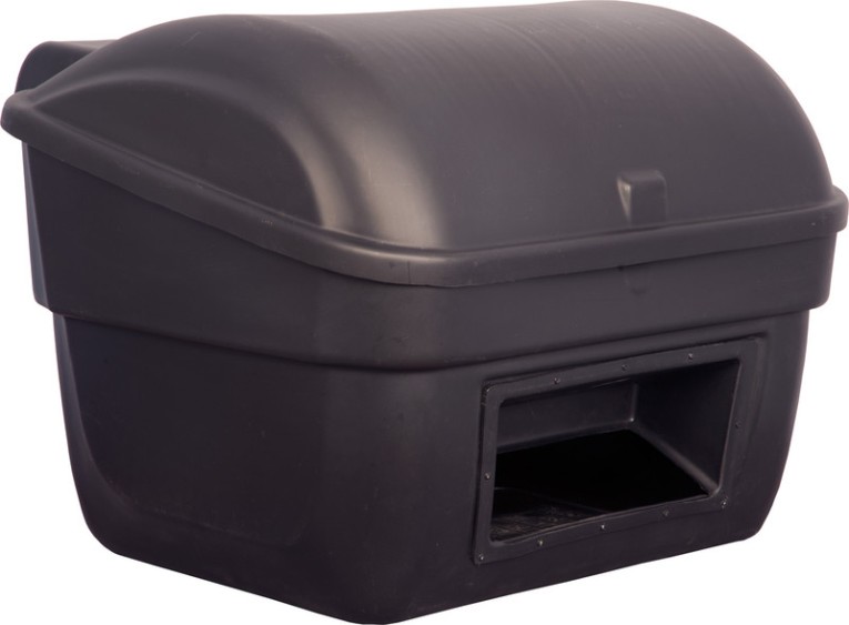 Контейнер для песка с крышкой и вставкой, 220л. черный купить в Сургуте
