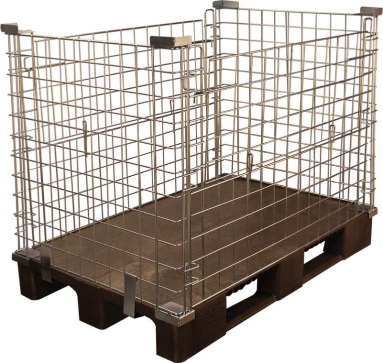 Контейнер металлический оцинкованный на паллете 1200х800х1030 мм купить в Сургуте Контейнер металлический оцинкованный на паллете 1200х800х1030 мм купить в Сургуте