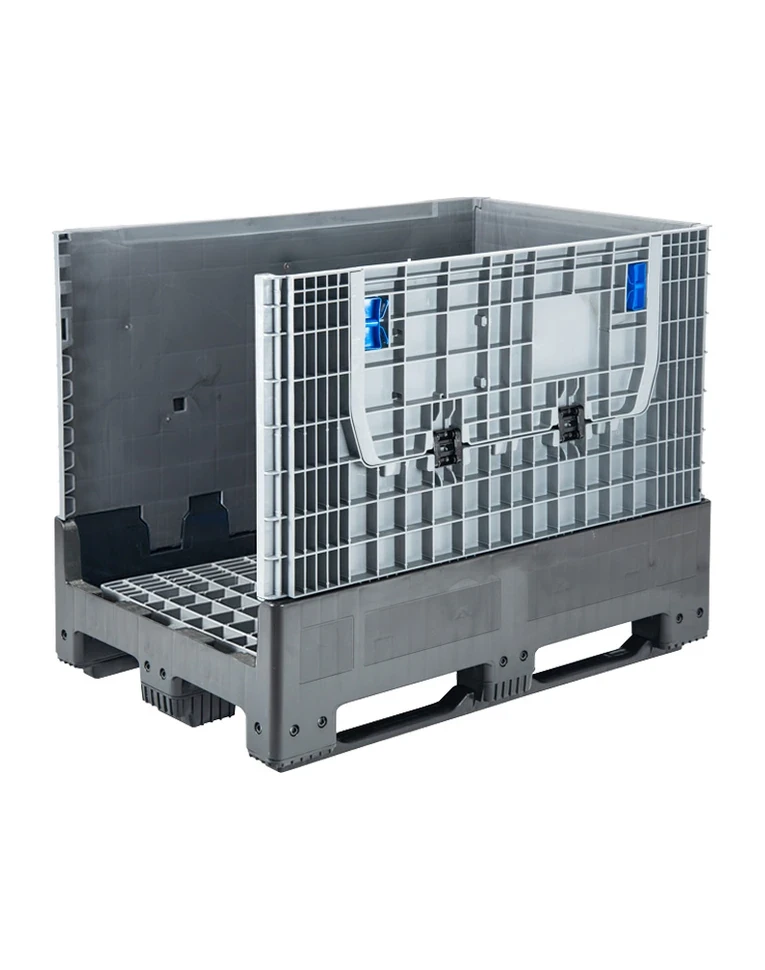 DPF-Box 1208S 1200x800x950 мм сплошной разборный серый на 3-х полозьях с 2-мя откид. дверцами