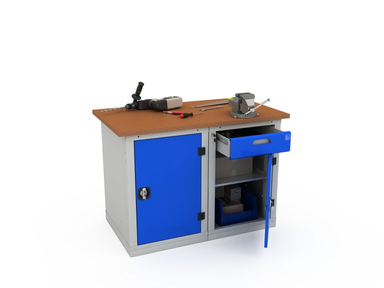 Верстак двухтумбовый WOKER PRO 2102.1200 купить в Сургуте Верстак двухтумбовый WOKER PRO 2102.1200 купить в Сургуте