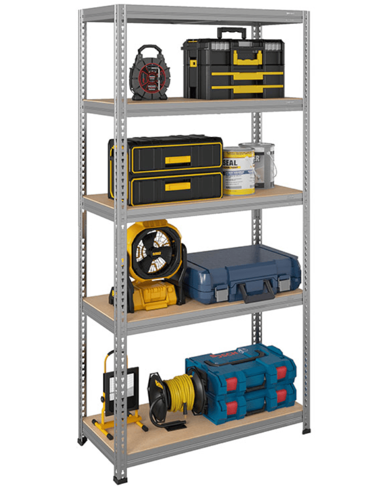 Стеллаж быстросборный ЛОФТ (SBL) 1800x1200x400 5 полок (цинк) купить в Сургуте Стеллаж быстросборный ЛОФТ (SBL) 1800x1200x400 5 полок (цинк) купить в Сургуте