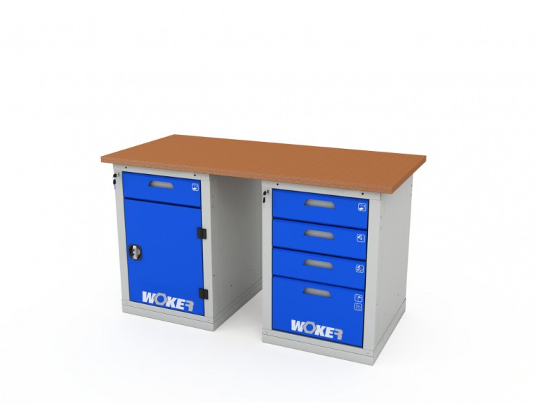 Верстак двухтумбовый WOKER PRO 2204.1500 купить в Сургуте Верстак двухтумбовый WOKER PRO 2204.1500 купить в Сургуте