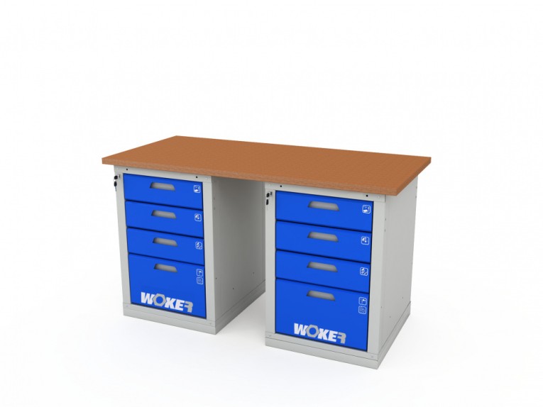 Верстак двухтумбовый WOKER PRO 2404.1500 купить в Сургуте Верстак двухтумбовый WOKER PRO 2404.1500 купить в Сургуте