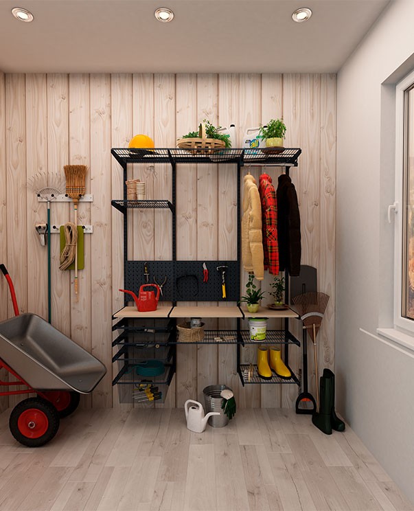 Гардеробная система Практик Home Дача 1 купить в Сургуте Гардеробная система Практик Home Дача 1 купить в Сургуте