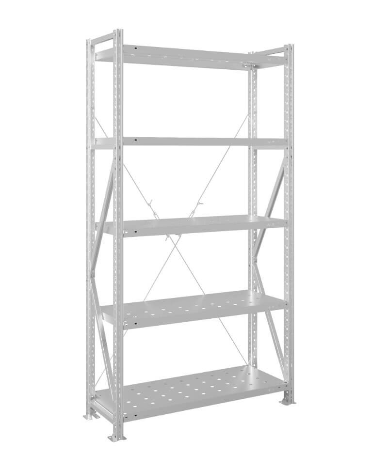 Стеллаж MS U 2000x1000x800 5 полок (400 кг, перф) купить в Сургуте