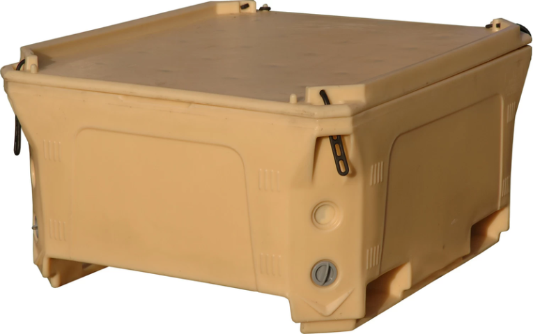 Контейнер 1230х1030х650 мм бежевый с крышкой купить в Сургуте Контейнер 1230х1030х650 мм бежевый с крышкой купить в Сургуте