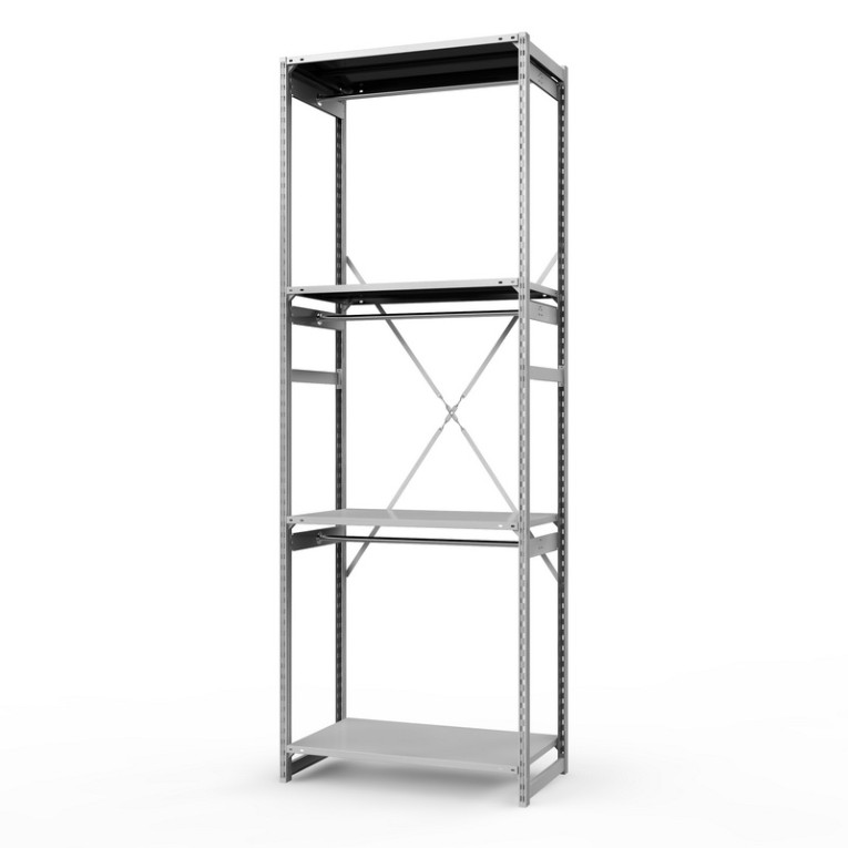 Стеллаж металлический ТСУ Универсал, 3000х1060х600 мм.Штанги: 3шт. Полки: металл 4 шт. купить в Сургуте Стеллаж металлический ТСУ Универсал, 3000х1060х600 мм.Штанги: 3шт. Полки: металл 4 шт. купить в Сургуте