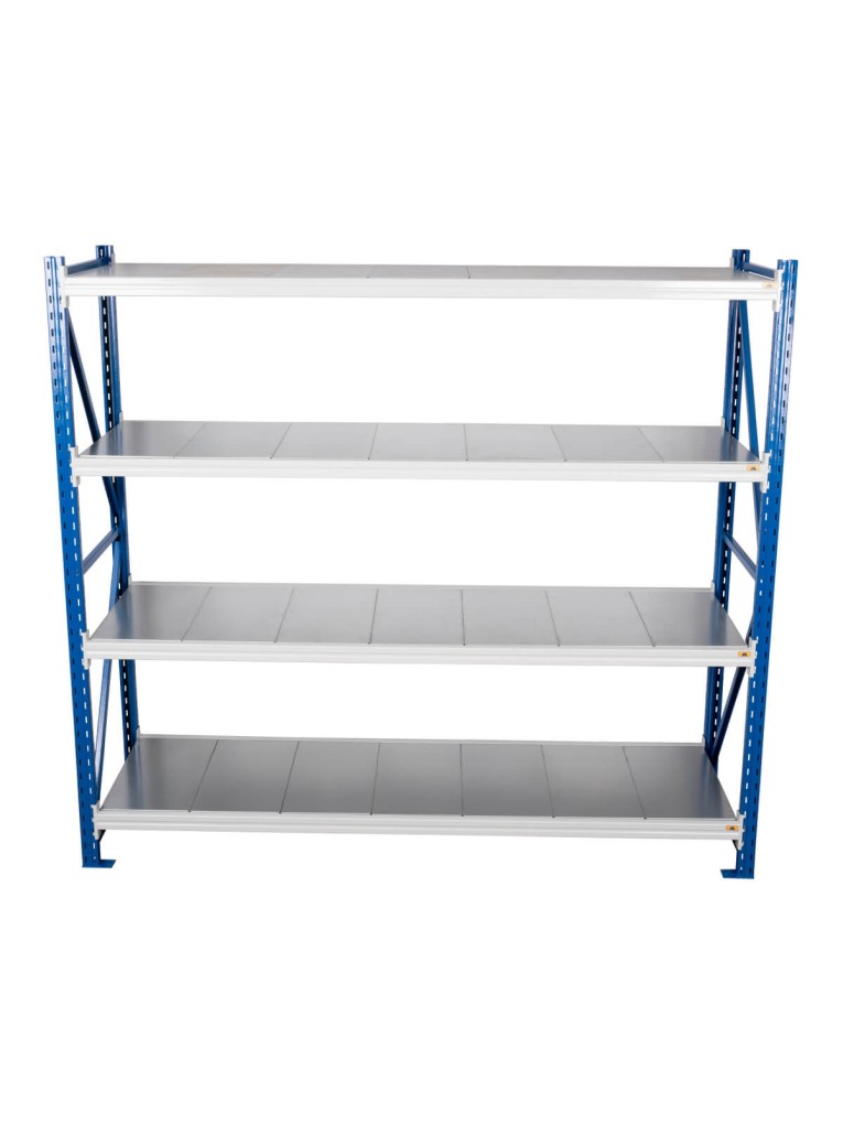 Стеллаж стационарный БиКом СТ-4 300x120x50 4 полки купить в Сургуте Стеллаж стационарный БиКом СТ-4 300x120x50 4 полки купить в Сургуте