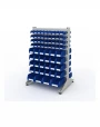 Стеллаж для пластиковых лотков SORTEX двухсторонний 1500x1000x800.05