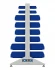 Стеллаж для пластиковых лотков SORTEX двухсторонний 1500x1000x800.06 купить в Сургуте