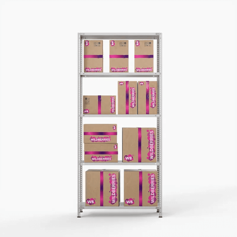 Стеллаж ПВЗ Wildberries 2000х1000х400 5 полок купить в Сургуте Стеллаж ПВЗ Wildberries 2000х1000х400 5 полок купить в Сургуте