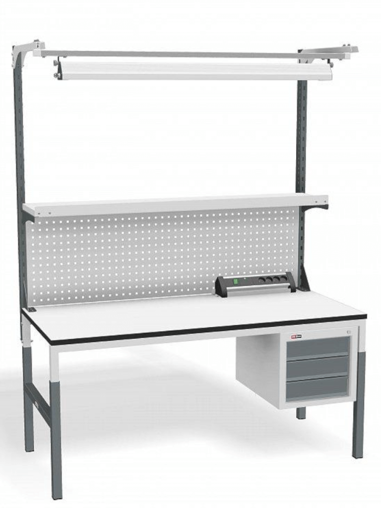 Стол монтажный ДиКом СР-М-150/90-05 ESD Пластик купить в Сургуте Стол монтажный ДиКом СР-М-150/90-05 ESD Пластик купить в Сургуте