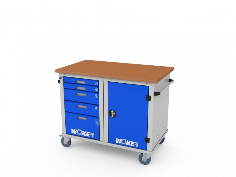 Верстак мобильный двухтумбовый WOKER PRO 2501.1200 купить в Сургуте Верстак мобильный двухтумбовый WOKER PRO 2501.1200 купить в Сургуте