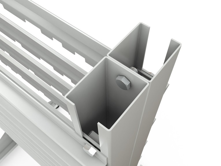 Стеллаж для пластиковых лотков SORTEX двухсторонний 1800x1000x800.05 купить в Сургуте Стеллаж для пластиковых лотков SORTEX двухсторонний 1800x1000x800.05 купить в Сургуте