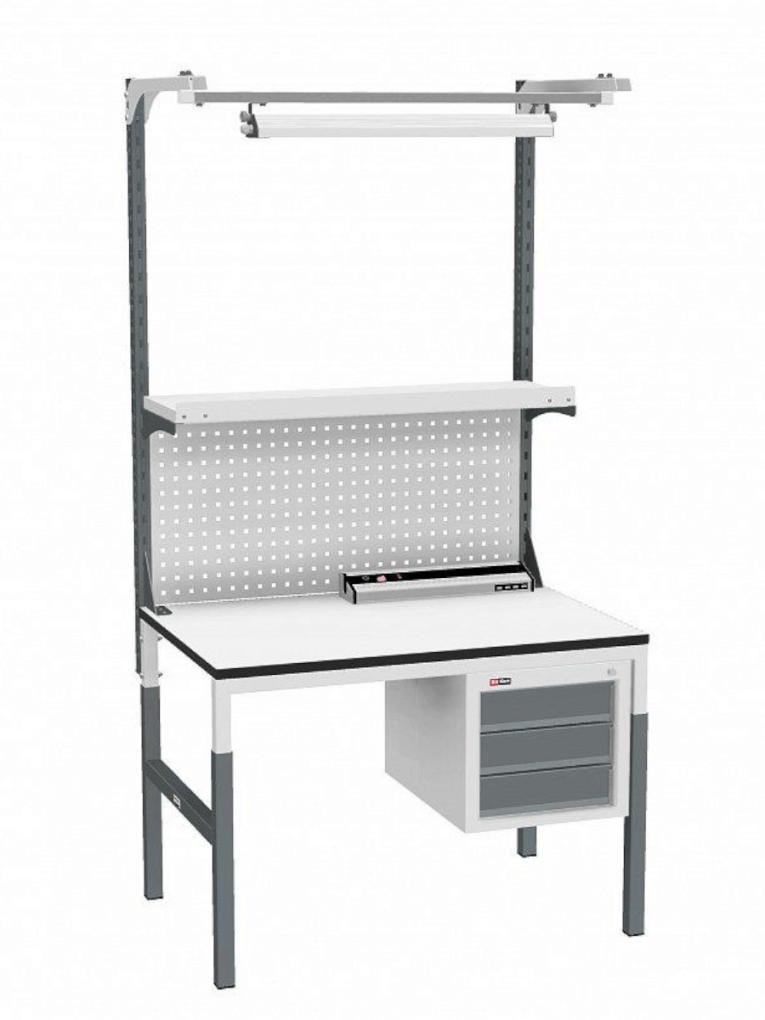 Стол монтажный ДиКом СР-М-100-05 ESD Пластик купить в Сургуте Стол монтажный ДиКом СР-М-100-05 ESD Пластик купить в Сургуте