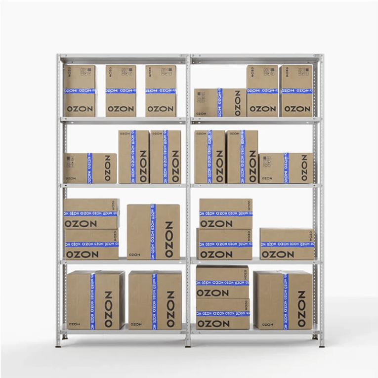 Стеллаж ПВЗ Озон 2000х2000х400 5 полок купить в Сургуте