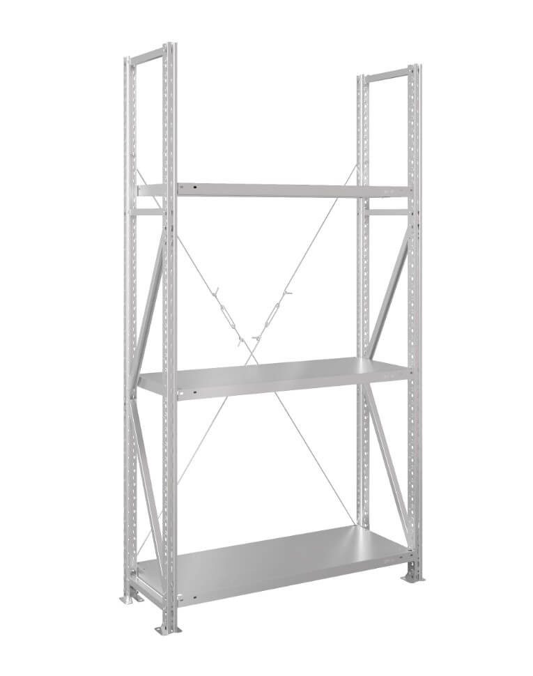 Стеллаж MS U 2000x1500x500 3 полки (300 кг, металл) купить в Сургуте