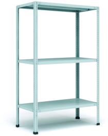 Стеллаж металлический Титан МС-500 1200х1500х400 3 полки Стеллаж металлический Титан МС-500 1200х1500х400 3 полки