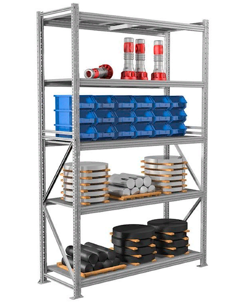 Стеллаж MS Profi 2500х900х800 5 полок купить в Сургуте