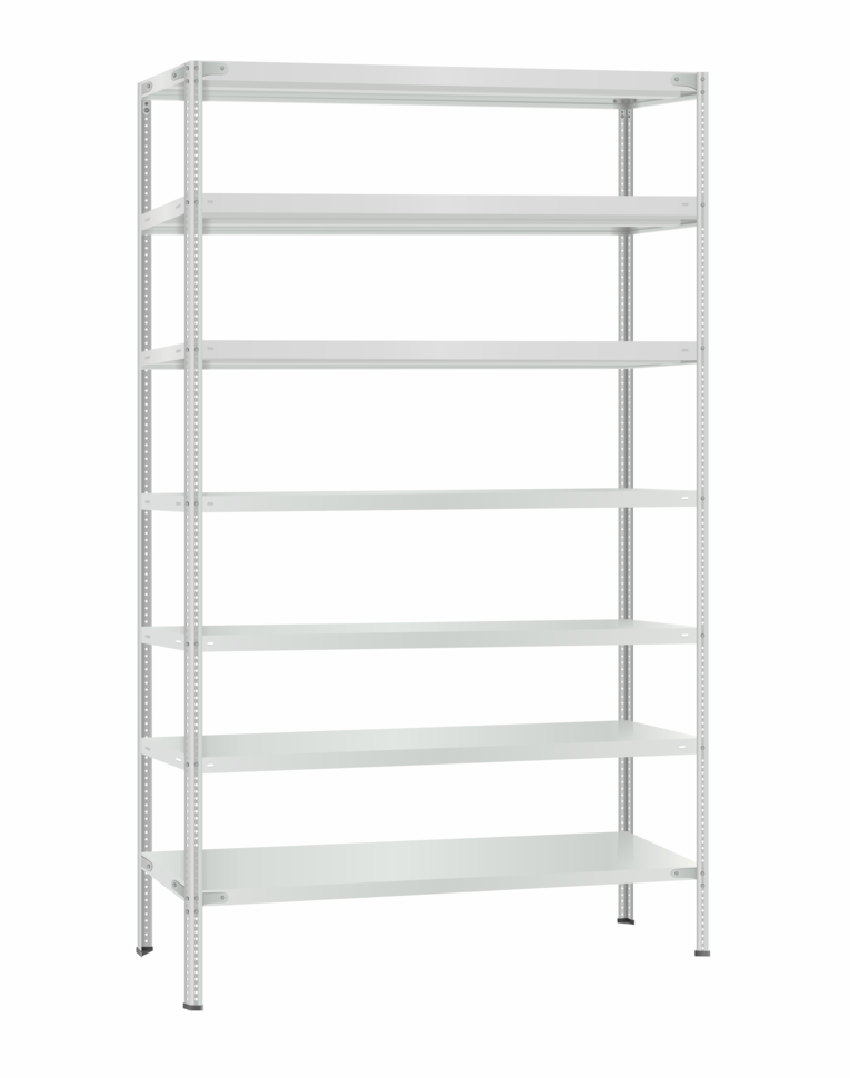 Стеллаж металлический Титан МС-500 2400х1200х600 7 полок купить в Сургуте