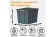 Контейнер особопрочный Rox Box PRO 50 (500х390х390 мм с крышкой и клипсами, на роликах, антрацит) купить в Сургуте