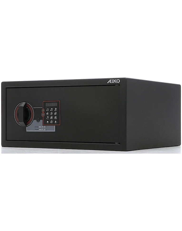 Гостиничный сейф Aiko SH-20.EL new, закрытый вид справа