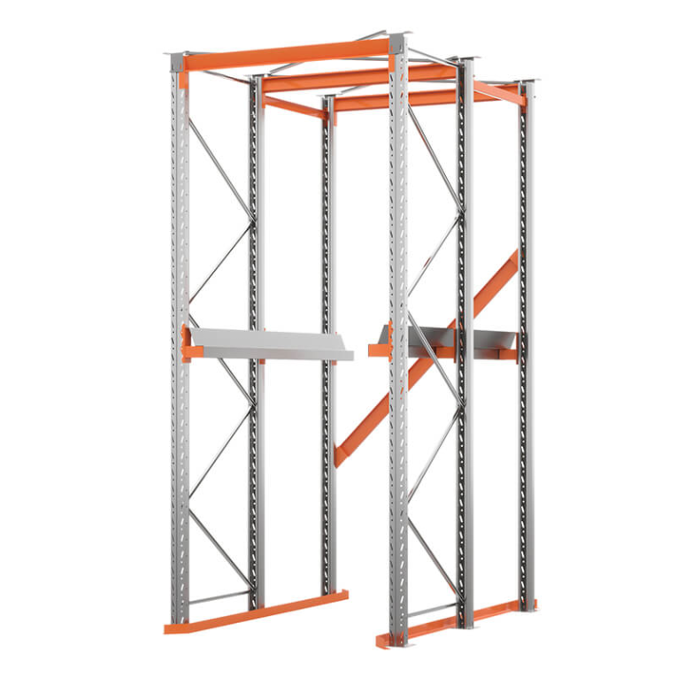 Стеллаж набивной паллетный (3000х1580х1800 мм), 1 линия, 2 яруса купить в Сургуте