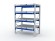 Стеллаж с выкатными платформами S-HEAVY 1000/1300 (4 яруса хранения) купить в Сургуте