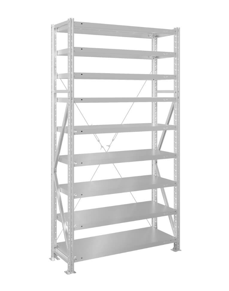 Стеллаж MS U 2000x1500x600 9 полок (300 кг, металл) купить в Сургуте